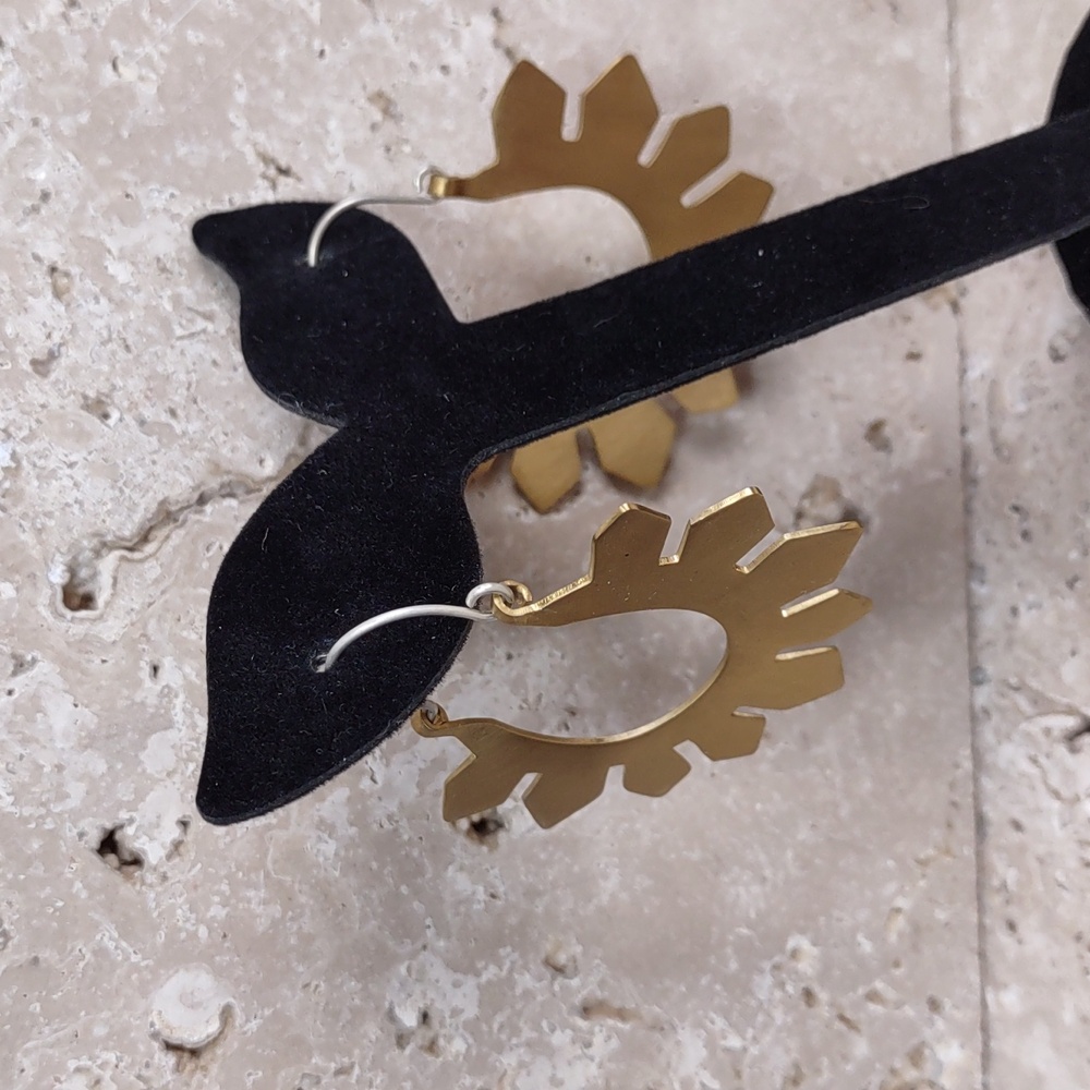 Chandra Brass Earrings